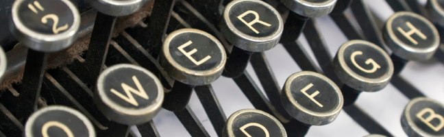 image of typewriter keys